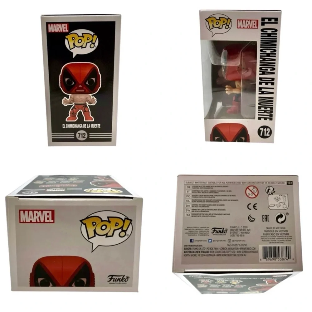 Funko Pop~Marvel~Lucha Libre Edition~El Venenoide/ El Chimichanga De La Muerte
